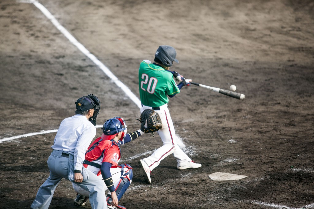 全国軟式野球大会の写真撮影